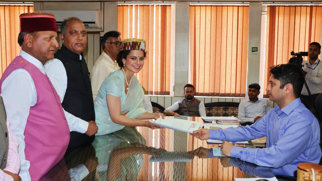 BJP candidate from Mandi , Kangana Ranaut