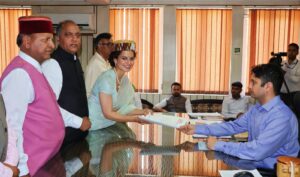 BJP candidate from Mandi , Kangana Ranaut